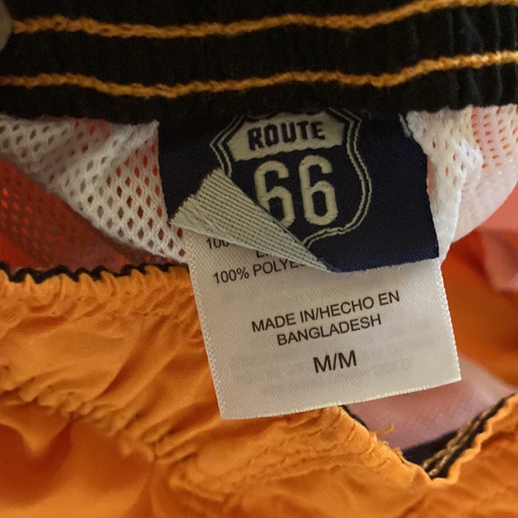 Men’s Orange Swim Shorts - Picture 4 of 4